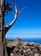 “Blu cielo“ (dalla cima di Pico Branco).