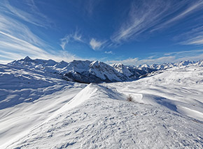 Panorama verso Sud da Cima Fournier.