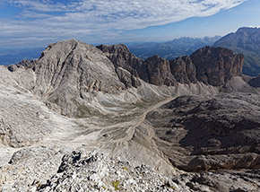 Panorama sopra la Val di Lausa.
