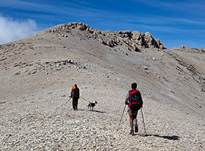 Ultimo tratto della Cresta Sud-Est del S.Angelo in vista della cima.