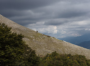 “Sta arrivando la pioggia“ (cresta di Capo di Testa).