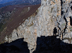 “Ombre sul precipizio“ (Canale di Abatemarco a Cozzo del Pellegrino).