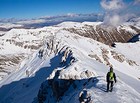 Verso la seconda punta (la vetta) di Cimata Fossa dei Cavalli.