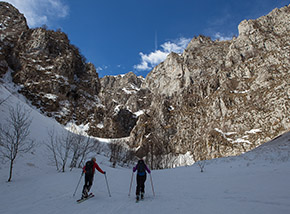 Attoniti, quasi increduli, di fronte a cotanta bellezza (Fosso la Valle).