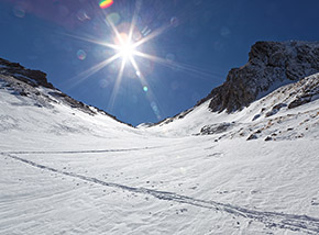 All’imbocco dell’alpina Valle Crivellaro.