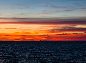 “Tramonto di fuoco“ (dalla Chiesa di S.Francesco di Paola a Forio).