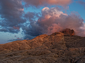 “Tramonto di luce“ (Altipiano delle Pale di San Martino).