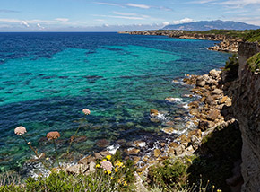 Affaccio sulla selvaggia Marina del Marchese all’Isola di Pianosa.