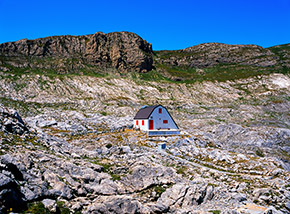 La Capanna Morgantini alla Colla Piana di Malaberga.