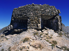 La casamatta di Colle Panieris.