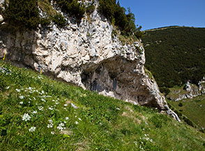 Scorcio nei pressi dell&rsquo;Occhio del Diavolo lungo il Sentiero dei Pastori Nord.