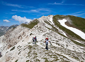 Sul Vado di Piaverano con lo sfondo del Brancastello.
