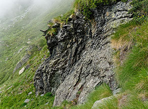 Bizzarre formazioni di roccia a Plan de Fi&egrave;.