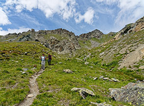 Calando verso la Gran Betassa.