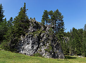 Scorcio nei pressi del colle Piza da Uridl.