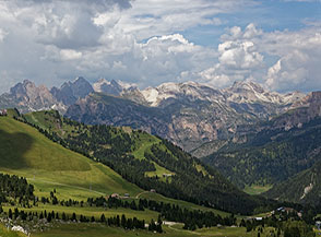 Vista sulle Odle da Plan da Tambres.
