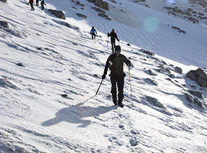 Sul fianco della Cresta Nord della Cima del Costone.
