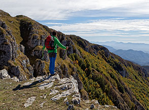 &ldquo;Tutto il resto pu&ograve; aspettare!&ldquo; (sull&rsquo;Anticima Ovest del Terminio con la Cresta Sud sullo sfondo).