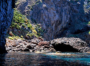 Scorcio di Cala del Vetriolo.
