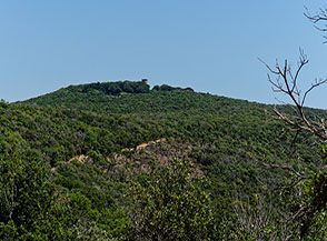 Sulla via del ritorno in vista di Torre Rivolta.