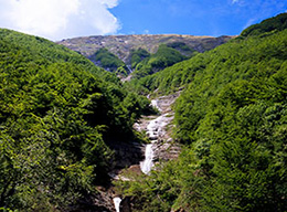 Cascata delle Prata e C.della Volpara