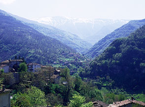 Vista sulla valle di Umito.