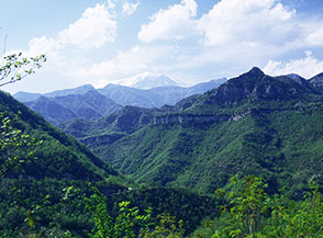Panorama sui Sibillini.