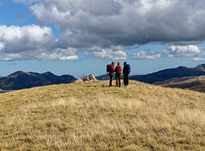 Sulla cima di Monte Paradiso.