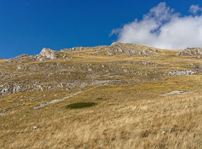 Scorcio sul versante meridionale di Monte Paradiso.