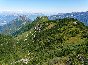Affaccio sulla Val di Gatto.