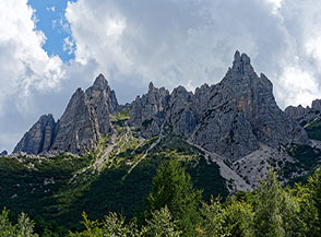 Le Guglie del Fumante e la Guglia Berti, ultimo ricordo della giornata.