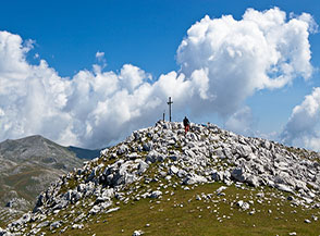 La vetta del Monte Forcellone.