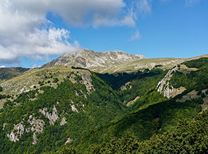 Il Monte Greco ripreso dalla Cresta Sud-Ovest di Colle della Monna.
