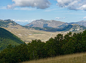 Il Piano Aremogna visto dal Colle le Crocelle.