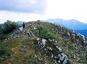 Ultimi metri per la Cima d&rsquo;Arme.