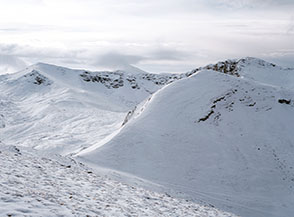 Dal Monte Morretano il proseguimento della cresta verso la Torricella.