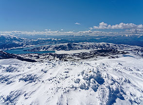 Panorama verso meridione dalla Cma della Laghetta Sud.