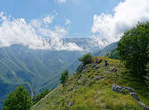 Finalmente in vetta: Cima della Stretta.