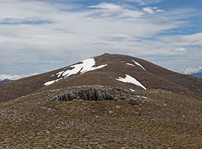 Vista sul Genzana dal Monte Rognone.