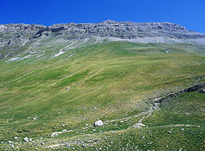 Alta Val Chiarino, la cresta del Corvo.