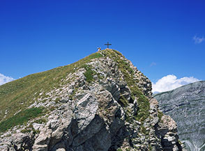 La vetta di Pizzo di Camarda.