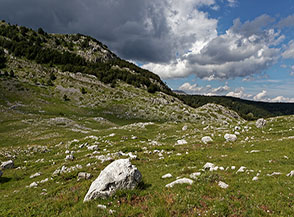 Scorcio sulla Valle Cupella ai piedi del Monte Iamiccio.