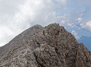 La Cresta e la Cima Nord-Ovest del Sassopiatto.