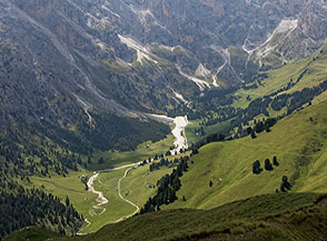 Vista sull&rsquo;Alta Val Duron.