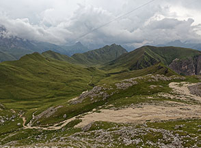 Vista sull&rsquo;Alta Val di Dona.