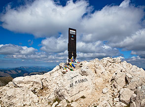 Cima topografica del Monte Terminillo.