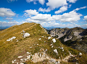 Sul valico che collega l&rsquo;Anfiteatro Nord del Monte Terminillo con la testata della Valle del Picco.