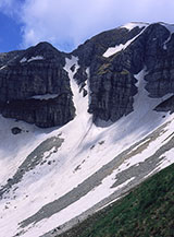 Il Canale Centrale, il pi&ugrave; bello della Parete Nord del Tartaro.