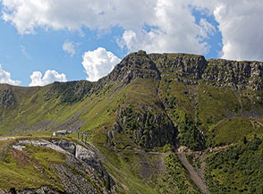 Monte Agnello visto da nord.
