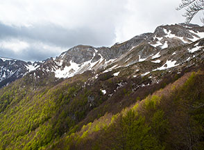 Affaccio sulla cresta delle Coste dell&rsquo;Altare.